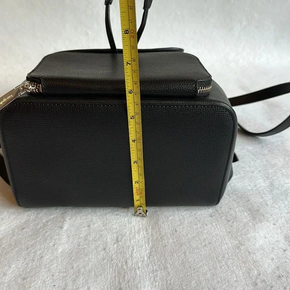 NWOT Kate Spade Black Leather Small Backpack Purse & Wallet combination Bag - Picture 11 of 14